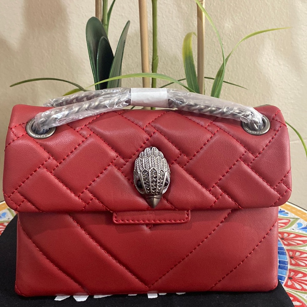 Kurt Geiger London Mini Kensington quilted Leather Crossbody bag